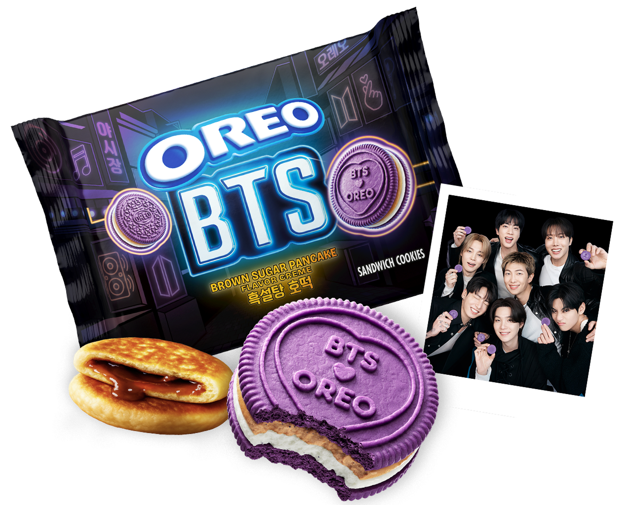 Edición limitada del paquete OREO x BTS